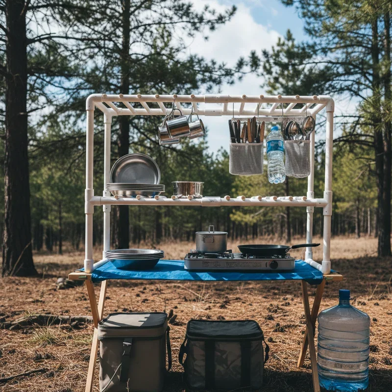 DIY Camping Kitchen Ideas