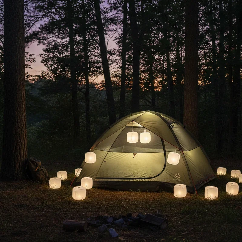 Camping Tent Lighting Ideas