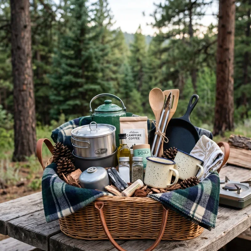 Camping Gift Baskets Ideas