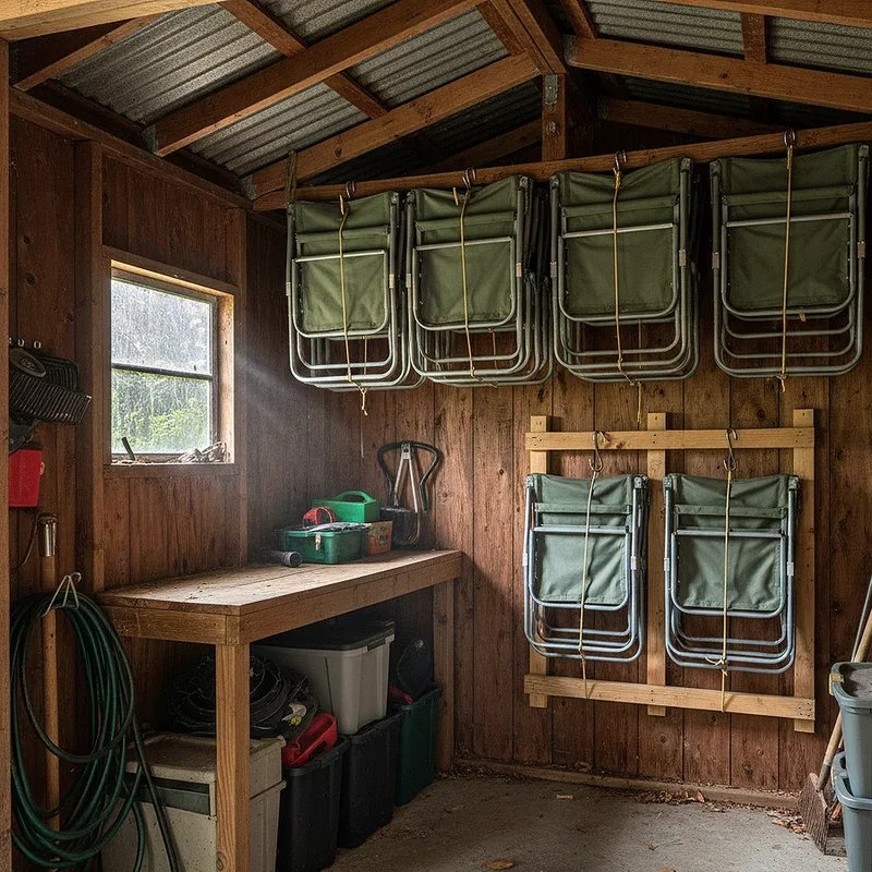 Camping Chair Storage Ideas