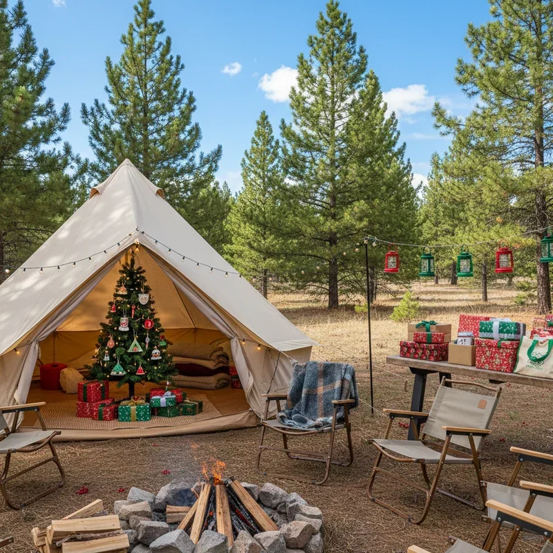 Christmas in July Camping Ideas