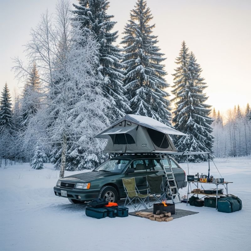 Winter Car Camping Tips for Staying Warm and Safe
