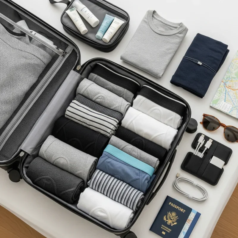 How to Pack Underwear for Travel and Save Space