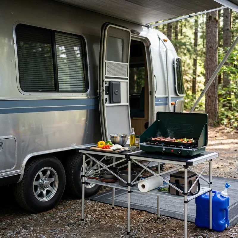 Travel Trailer Outdoor Kitchen Ideas