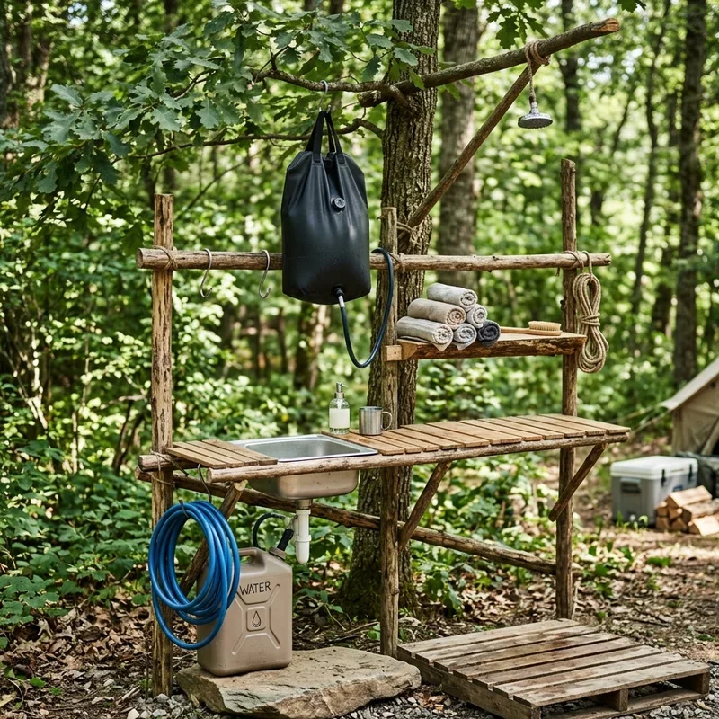 Homemade Camping Shower Ideas