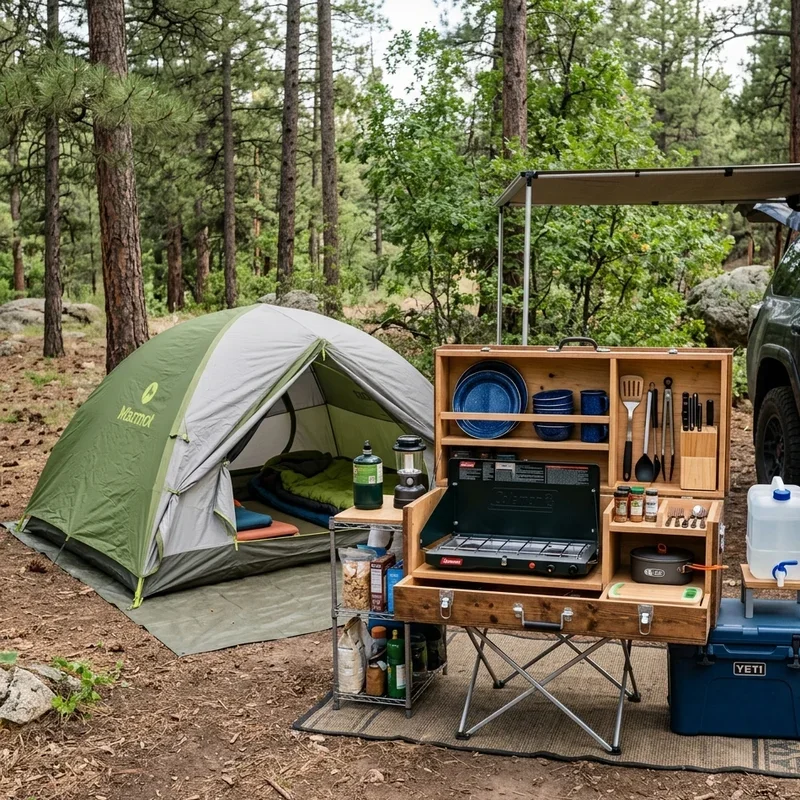 Tent Camping Storage Ideas