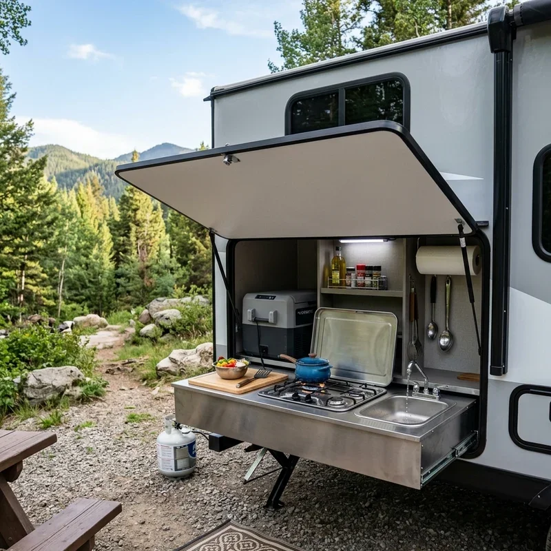 Travel Trailer Outdoor Kitchen Ideas