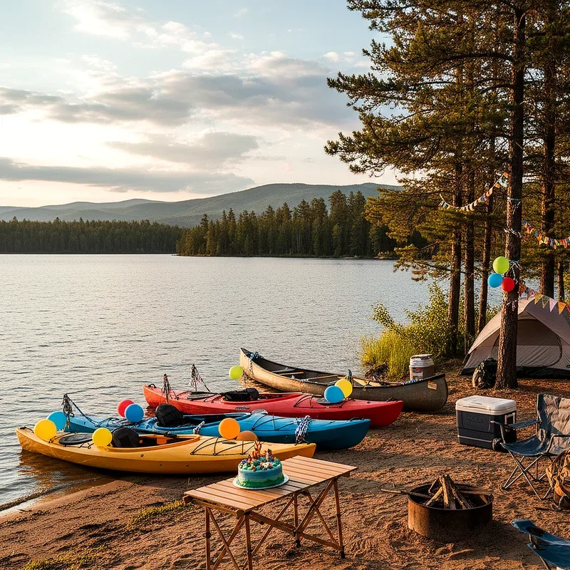 Camping Birthday Party Ideas for Adults