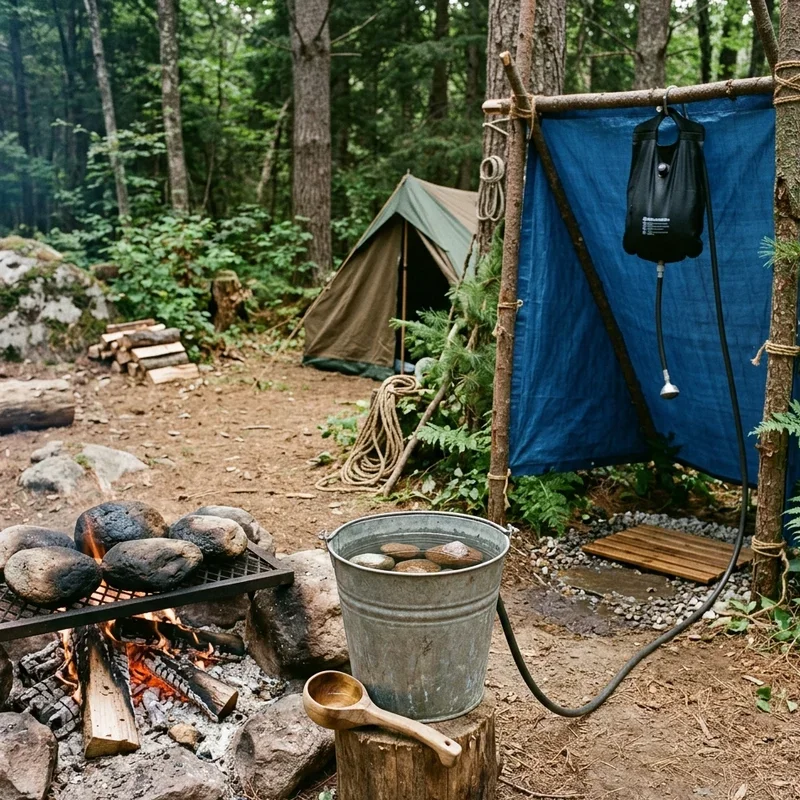 Homemade Camping Shower Ideas