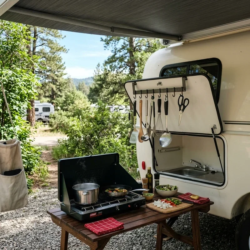 Travel Trailer Outdoor Kitchen Ideas