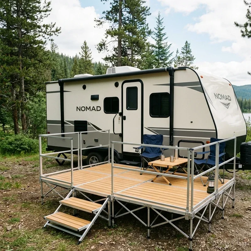 Travel Trailer Deck Ideas