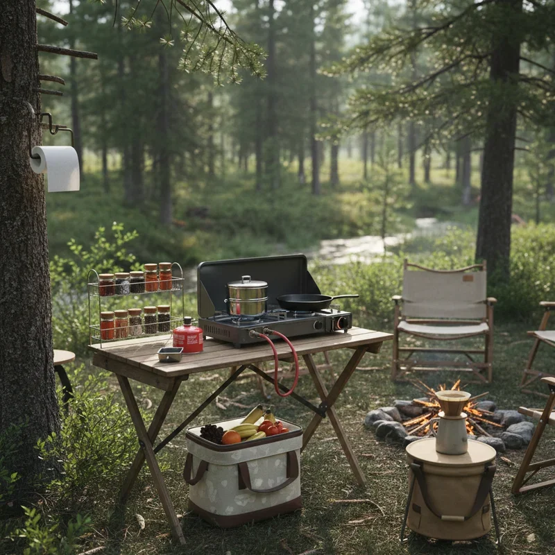 15 Camping Kitchen Setup Ideas for Simple Camp Cooking