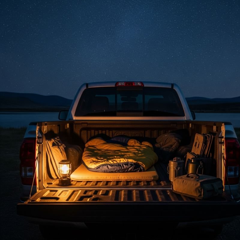How to Set Up Your Truck Bed for Camping