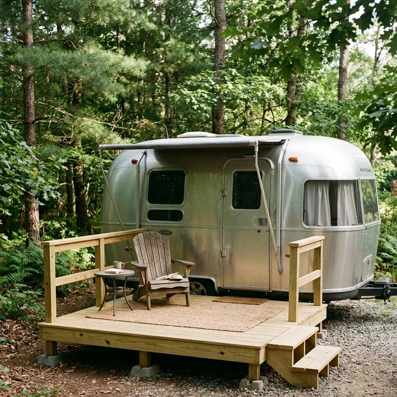 Travel Trailer Deck Ideas
