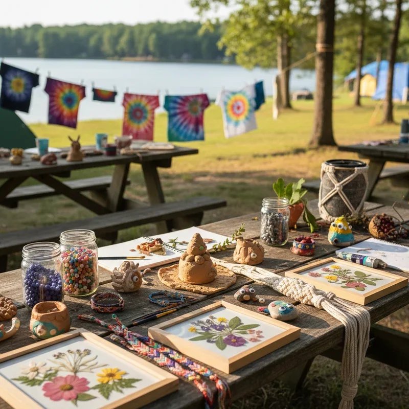 Summer Camp Arts and Crafts Ideas