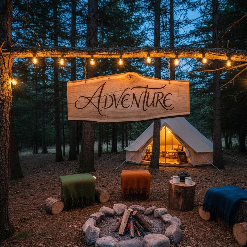 Camp Decor Ideas