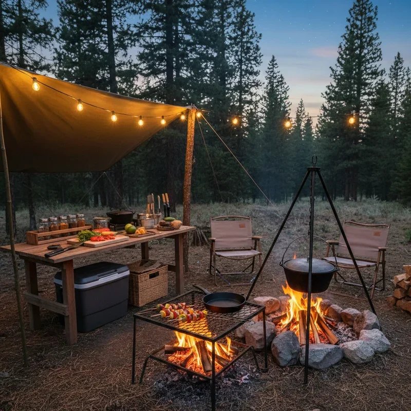 Camping Kitchen Setup Ideas