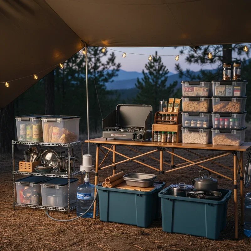 Camping Kitchen Setup Ideas