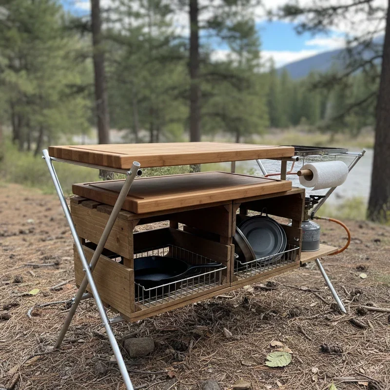 DIY Camping Kitchen Ideas