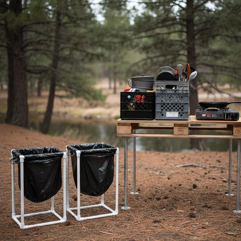 DIY Camping Kitchen Ideas