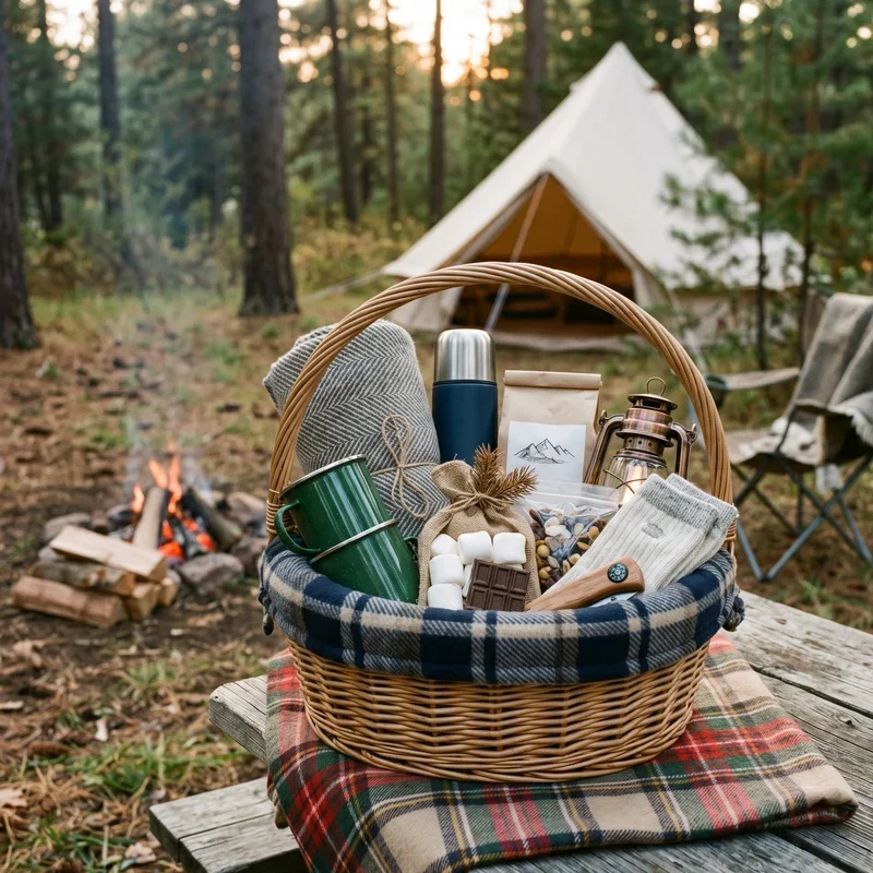 Camping Gift Baskets Ideas