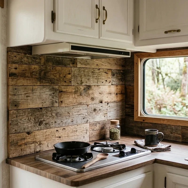 Travel Trailer RV Backsplash Ideas