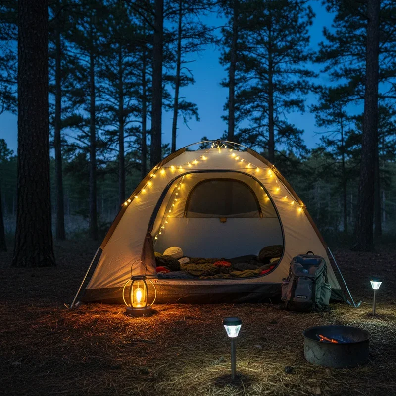 15 Camping Tent Lighting Ideas for Cozy Nights