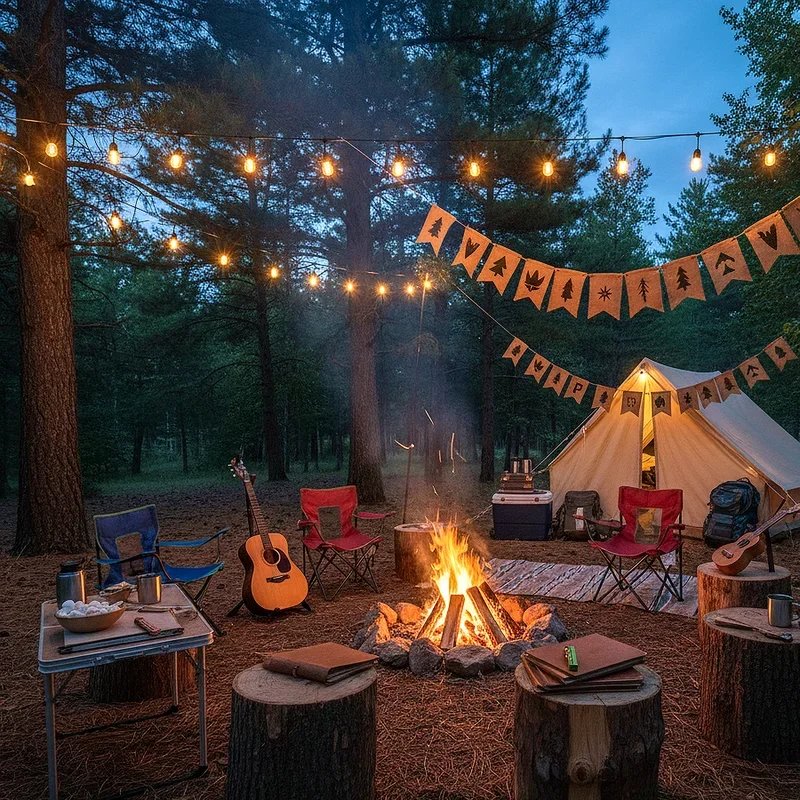 Camping Birthday Party Ideas for Adults