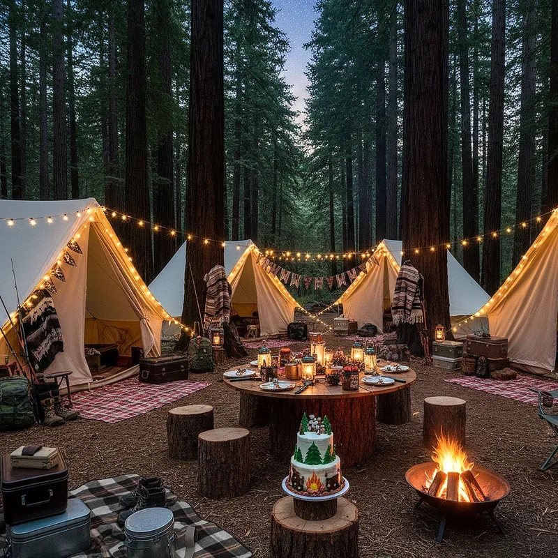 15 Camping Birthday Party Ideas for Adults Who Love Outdoors