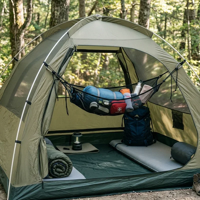 Tent Camping Storage Ideas