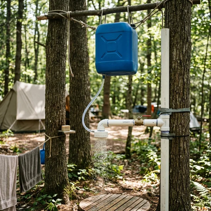 Homemade Camping Shower Ideas