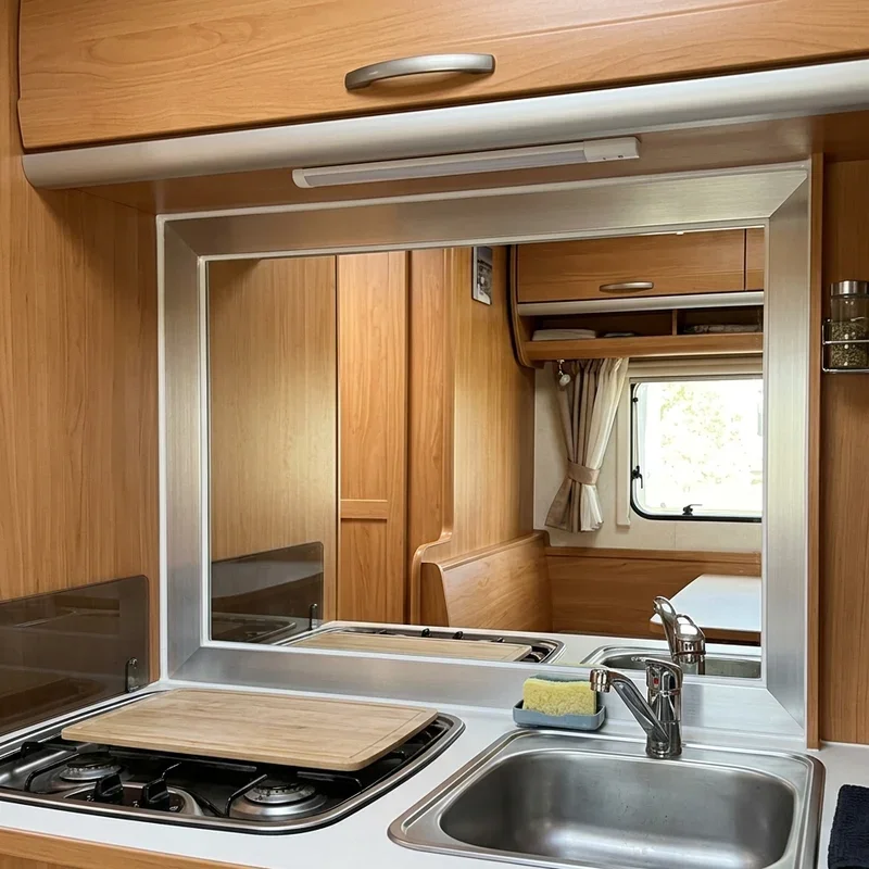 Travel Trailer RV Backsplash Ideas