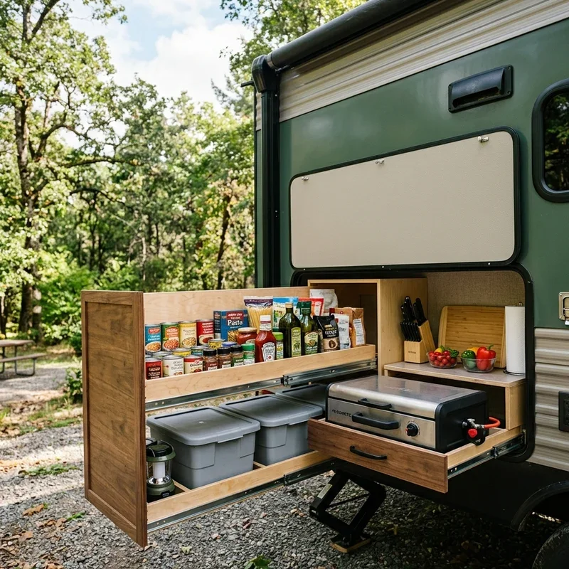 Travel Trailer Outdoor Kitchen Ideas