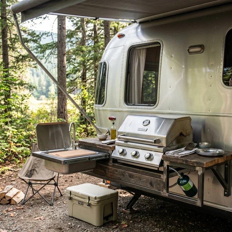 Travel Trailer Outdoor Kitchen Ideas