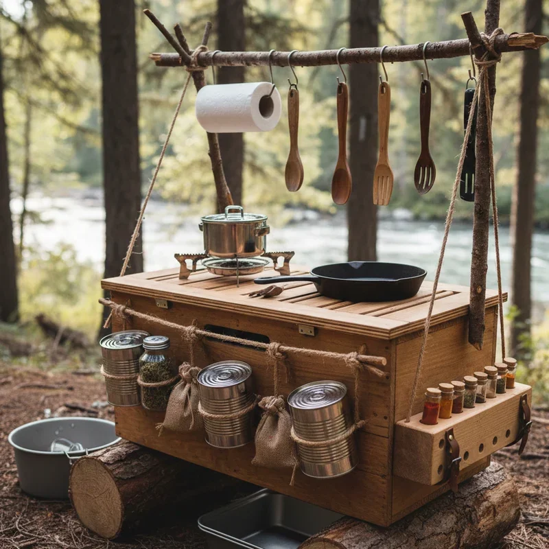 DIY Camping Kitchen Ideas