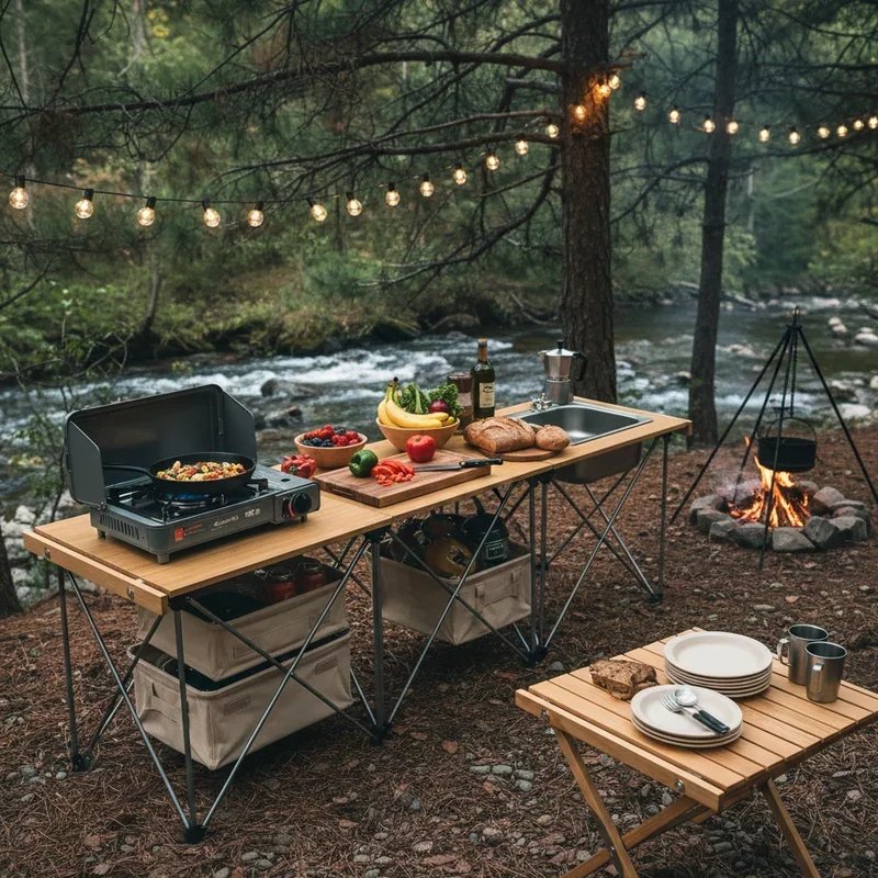 Camping Kitchen Setup Ideas