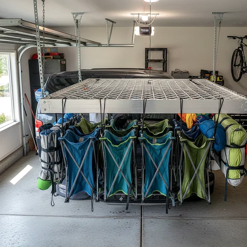 Camping Chair Storage Ideas