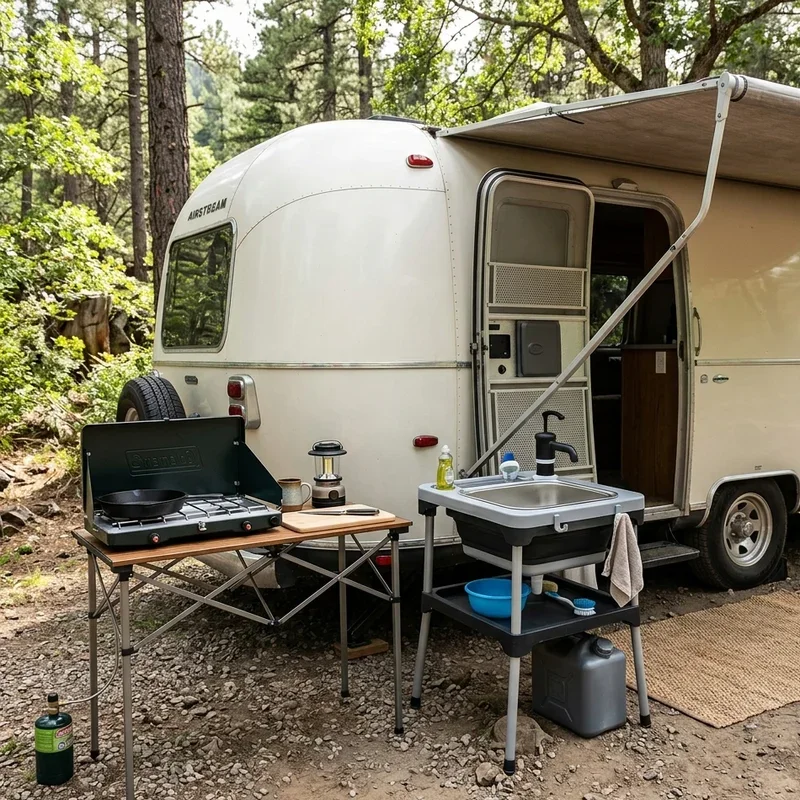 Travel Trailer Outdoor Kitchen Ideas