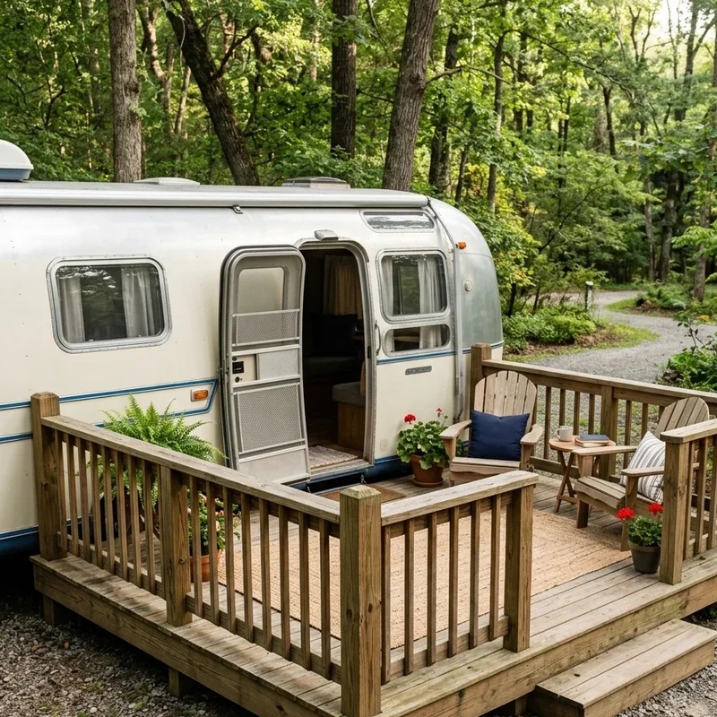 Travel Trailer Deck Ideas