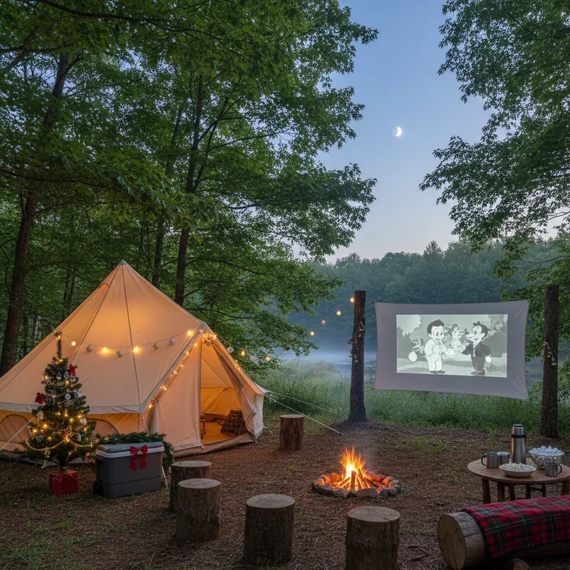 Christmas in July Camping Ideas