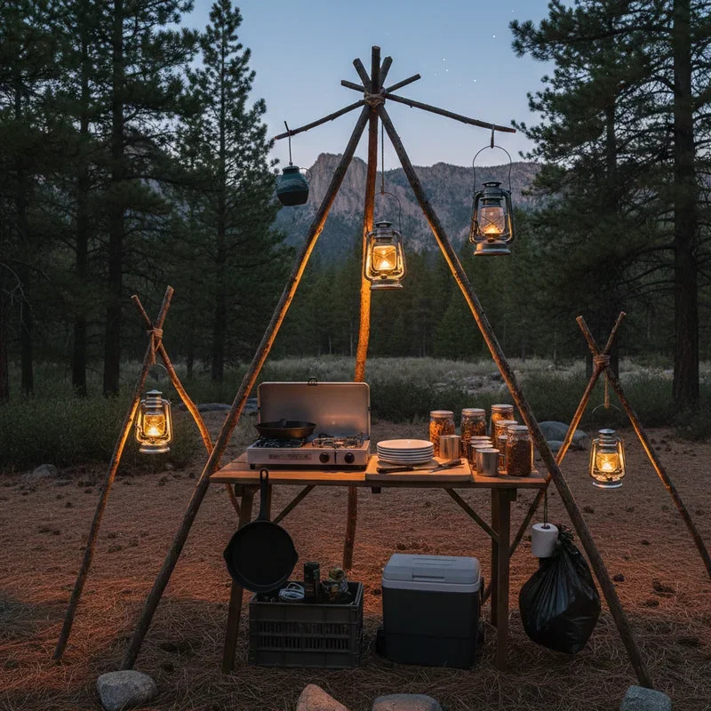 DIY Camping Kitchen Ideas