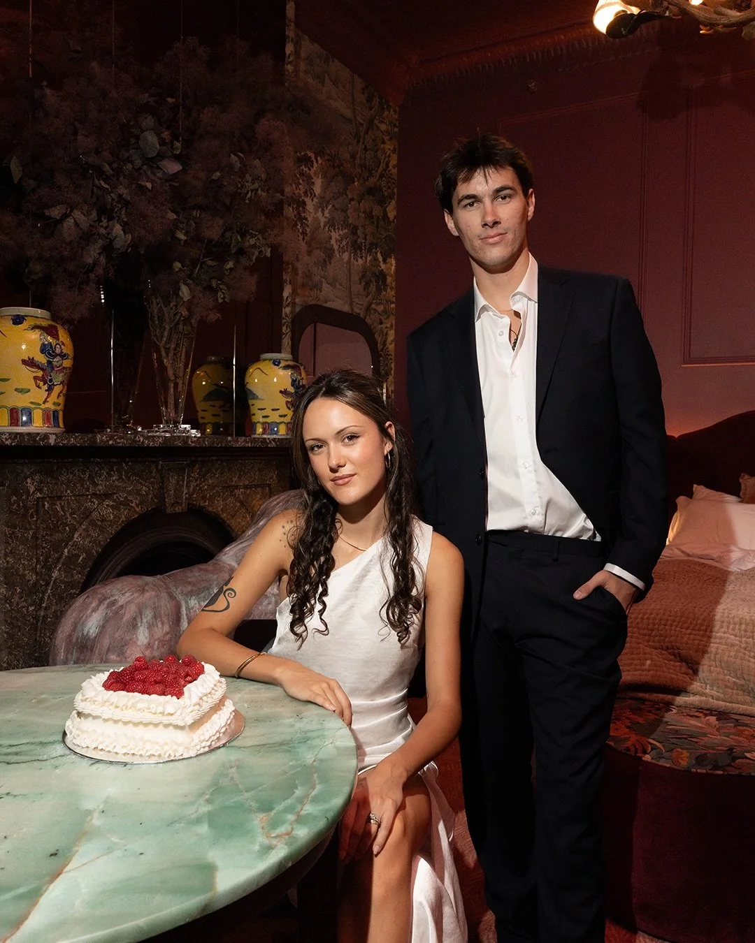 An exploration of modern romance.

Playful, full of life, and effortlessly timeless.

Couple: @lilyqueenin @zachstraker 
Location: @medusahotelsydney
Cake: @vanessas.flavours