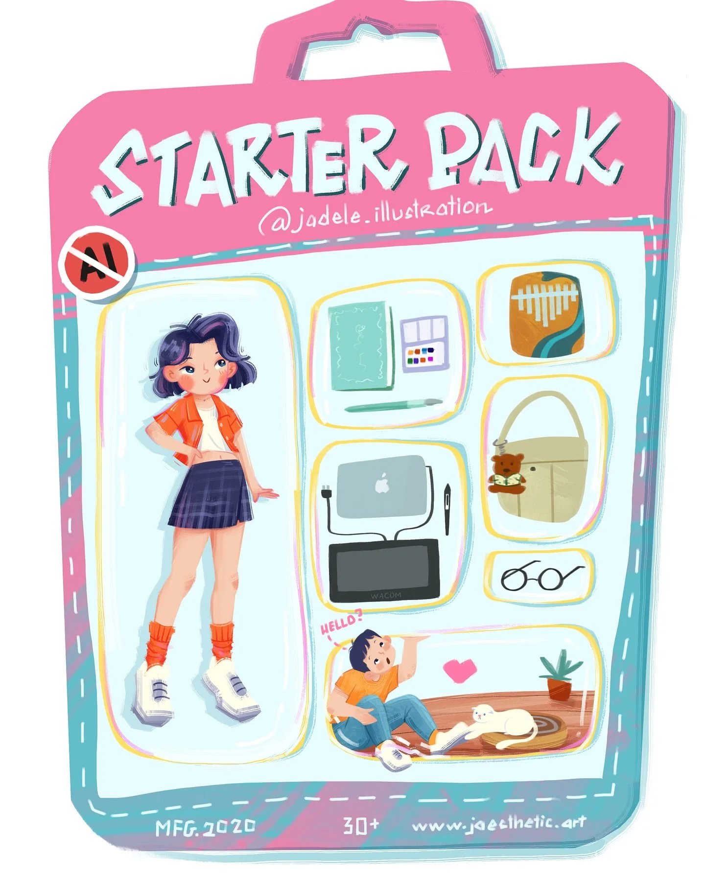 My contribution to #starterpacknoai 

Thanks @patouret for creating this trend.

#illustration #illustrator #illustrations #illustrate #illustration_art #illustration_the_best #illustration_best #illustration_daily #illustrationoftheday #illustration
