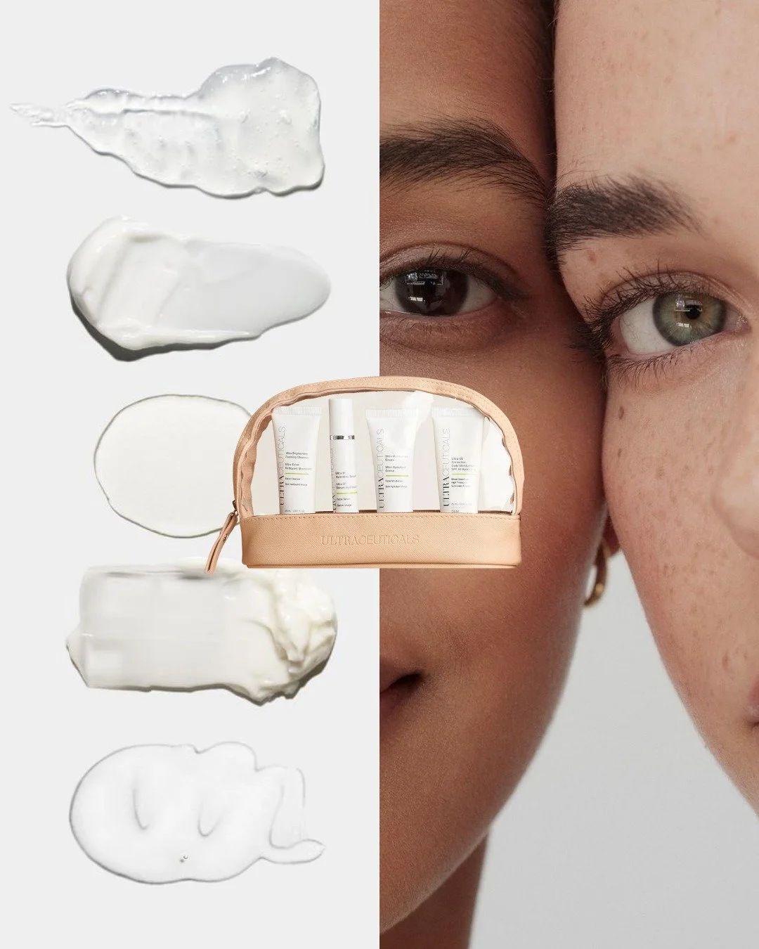 A routine that travels with you.
ㅤ
The Ultraceuticals Travel Essentials Set brings together four daily skincare essentials in convenient minis, designed to cleanse, hydrate, moisturise and protect your skin while you&rsquo;re on the move.
ㅤ
Perfect f