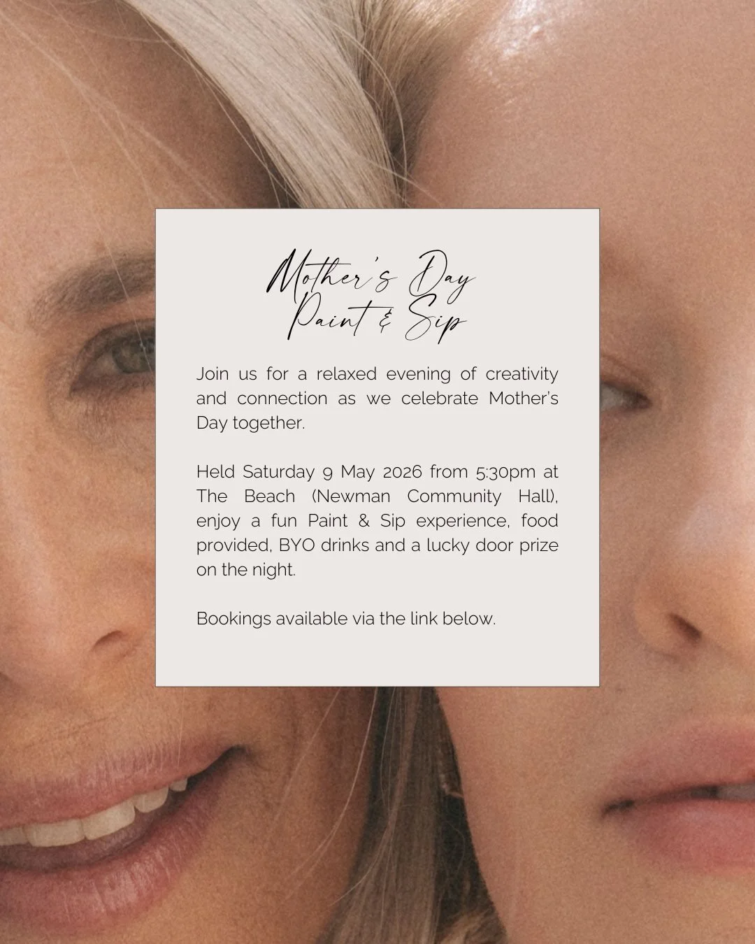 You begged, we listened - so we&rsquo;ve made it happen! ✨
ㅤ
Celebrate creativity, laughter, and a little bit of cheeky fun at The Fine Art in Aesthetics Mother&rsquo;s Day Paint &amp; Sip!
ㅤ
Join us on Saturday 9 May 2026 from 5:30pm onwards at The 