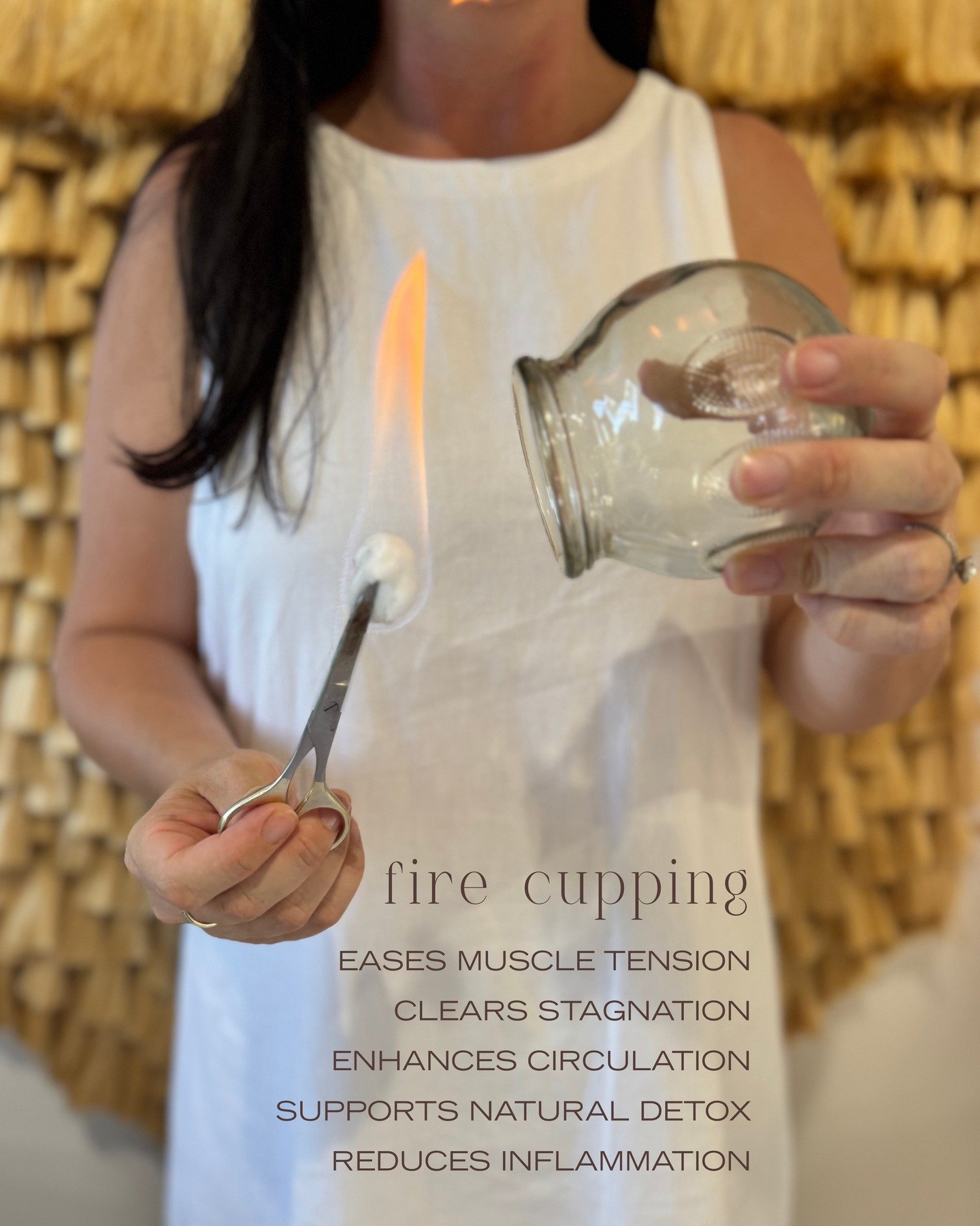 - fire cupping - 
By applying heat to create suction, this ancient Chinese medicine method gently brings blood to the surface, kickstarting your circulation and helping your body flush out toxins while loosening up tight, deep muscles. 
If you strugg