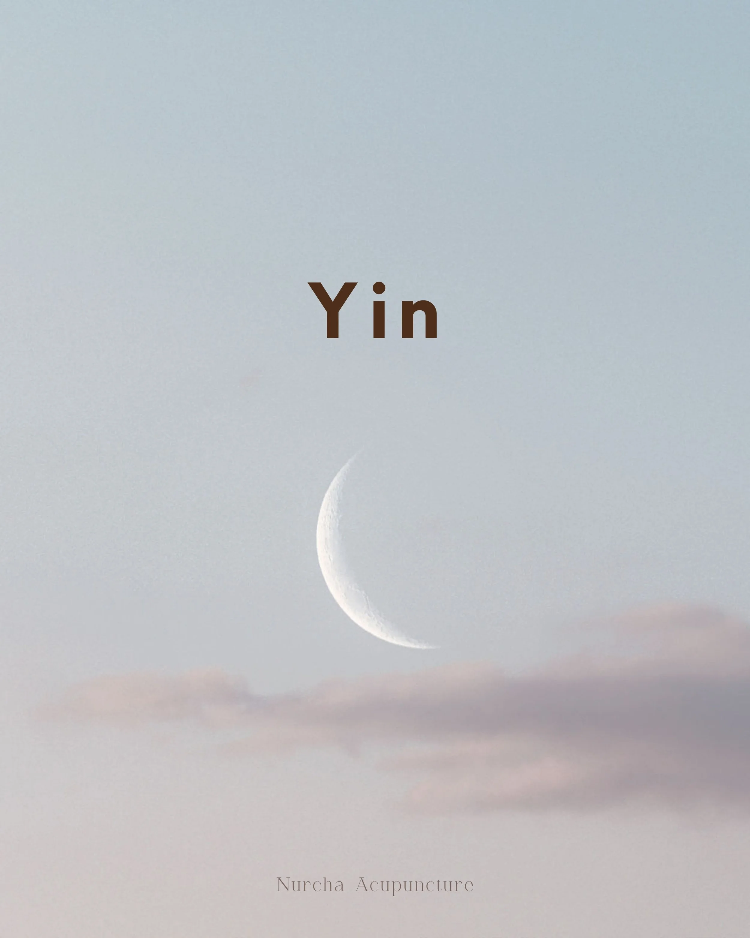 We live in a Yang-obsessed world. Go. Do. Produce. Optimise. Hustle.
Yang is fire. It's movement. It's achievement.

But fire without water burns everything down.

In Chinese medicine, Yin is the cooling, nourishing, restorative force. It's the subst