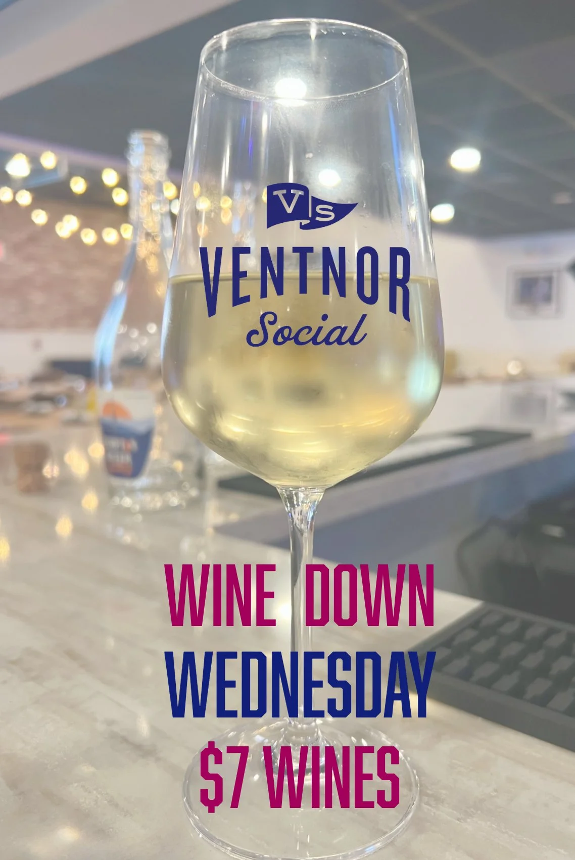WINE DOWN WEDNESDAY & 1/2 PRICE ARCADE GAMES