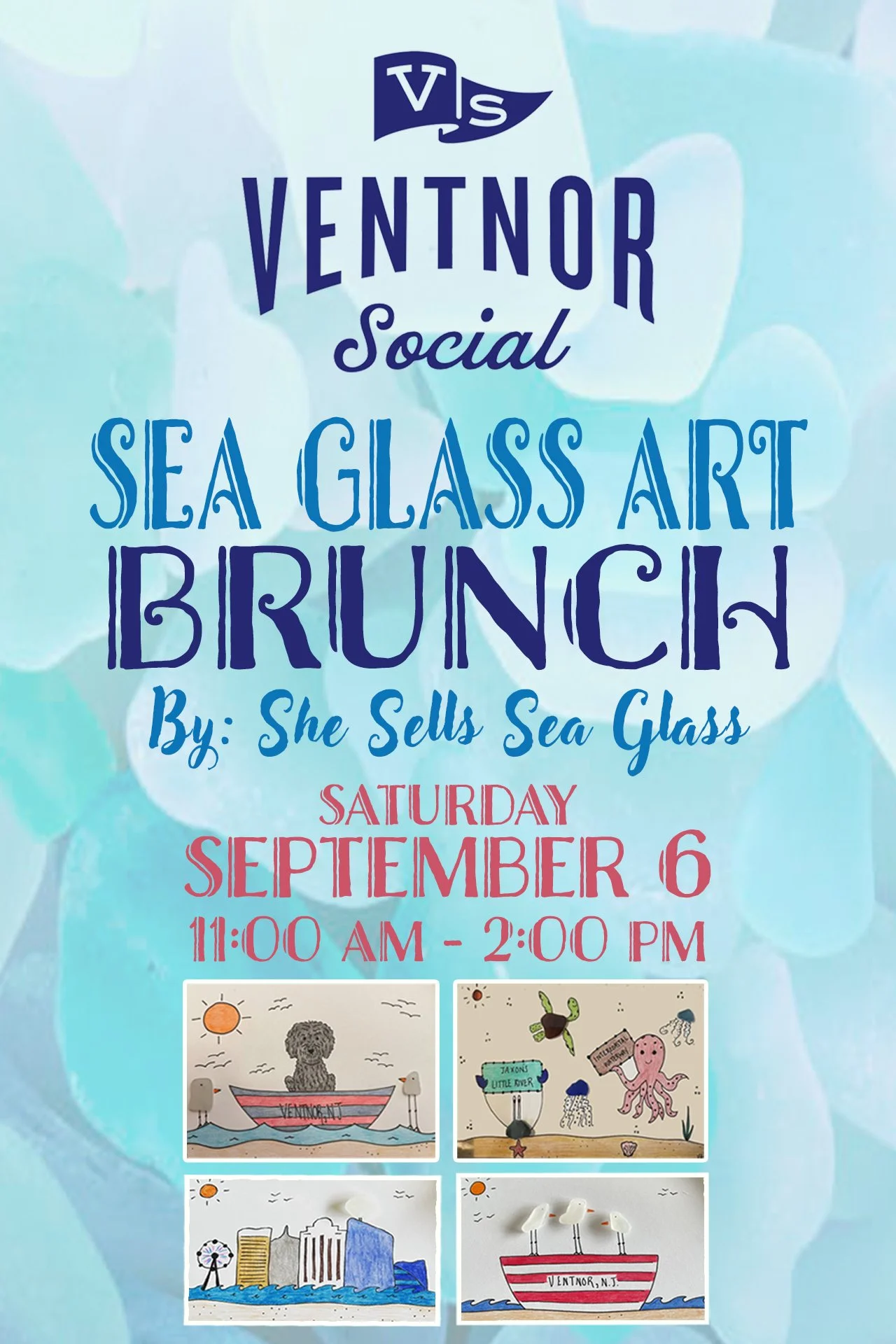 Sea Glass Art Brunch