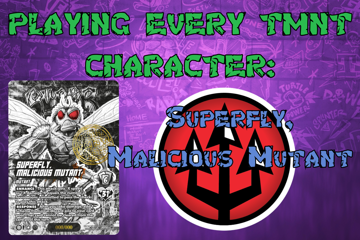 Playing Every TMNT Character - Superfly, Malicious Mutant